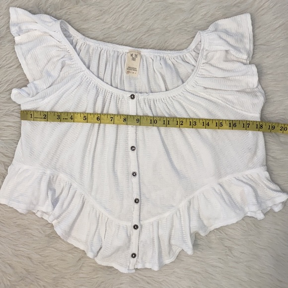 Free People Wee The Free Mint Julep Top-White - Picture 10 of 12